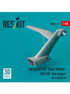   Reskit - Tail for CH-53E Super Stallion MH-53E Sea dragon for Academy kit (3D printed)