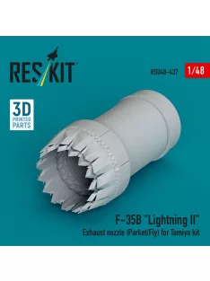   Reskit - ?F-35B Lightning II exhaust nozzle (Parked/Fly) for Tamiya kit (3D printed)
