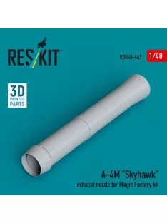   Reskit - A-4M Skyhawk exhaust nozzle for Magic Factory kit (3D Printed)