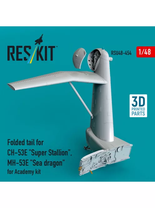 Reskit - Folded tail for CH-53E Super Stallion MH-53E Sea dragon for Academy kit (3D printed)