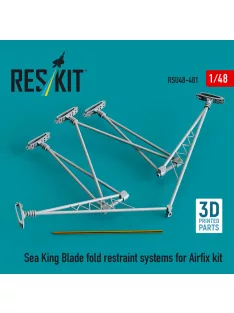   Reskit - Sea King blade fold restraint systems for Airfix kit (3D Printed)