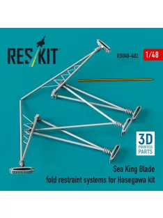   Reskit - Sea King blade fold restraint systems for Hasegawa kit (3D Printed)