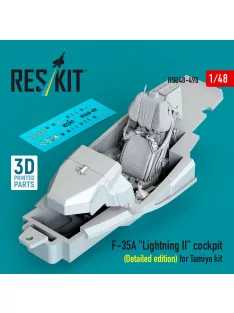   Reskit - F-35A Lightning II cockpit (Detailed edition) for Tamiya kit (3D Printed)