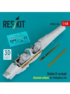   Reskit - Rafale B cockpit (Detailed edition) for HobbyBoss kit (3D Printed)