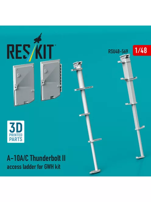 Reskit - A-10A/C Thunderbolt II access ladder for GWH kit (3D Printed)
