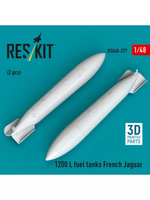 Reskit - 1200 L fuel tanks French Jaguar (2 pcs) (3D Printed)