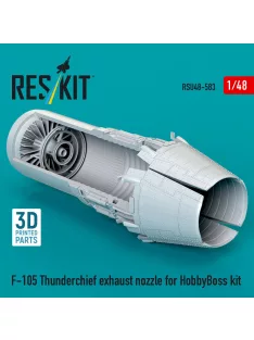   Reskit - F-105 Thunderchief exhaust nozzle for HobbyBoss kit (3D Printed)