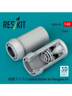   Reskit - JASDF F-1 / T-2 exhaust nozzles for Hasegawa kit (3D Printed)
