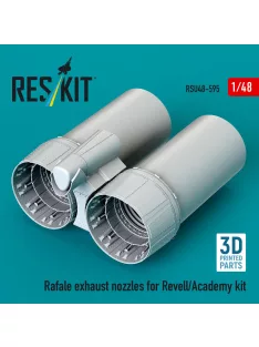   Reskit - Rafale exhaust nozzles for Revell/Academy kit (3D Printed)