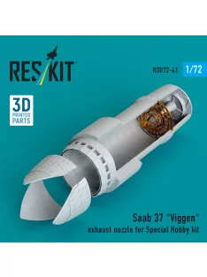   Reskit - Saab 37 Viggen exhaust nozzle for Special Hobby kit (3D Printed)
