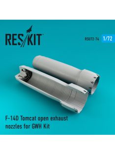   Reskit - F-14D "Tomcat" open exhaust nozzles for GWH kit (1/72)