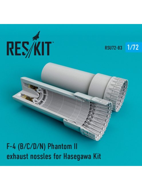 Reskit - F-4 (B,C,D,N) "Phantom II" exhaust nozzles for Hasegawa kit (1/72)