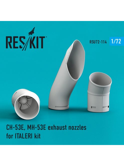 Reskit - CH-53E, MH-53E exhaust nozzles for Italeri kit (1/72)