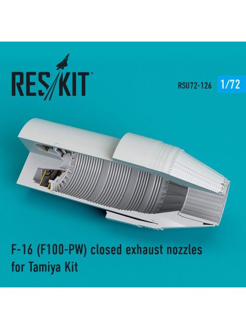 Reskit - F-16 "Fighting Falcon" (F100-PW) closed exhaust nozzles for Tamiya kit (1/72)