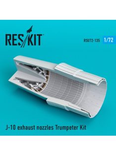 Reskit - J-10 exhaust nozzle Trumpeter kit (1/72)