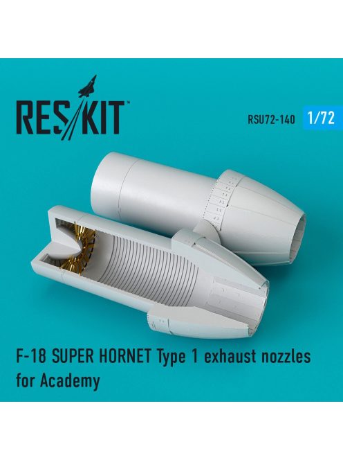 Reskit - F/A-18 "Super Hornet" type 1 exhaust nozzles for Academy kit (1/72)