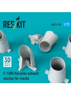   Reskit - C-130H Hercules exhaust nozzles for Zvezda kit (3D Printed)