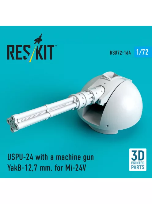 Reskit - USPU-24 with a machine gun YakB-12,7 mm for Mi-24V (3D Printed)