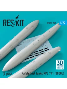   Reskit - Rafale fuel tanks RPL 741 (2000L) (3 pcs) (3D Printed)
