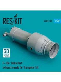   Reskit - F-106 Delta Dart exhaust nozzle for Trumpeter kit (3D Printed)