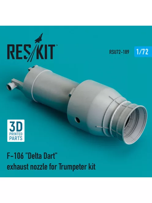 Reskit - F-106 Delta Dart exhaust nozzle for Trumpeter kit (3D Printed)