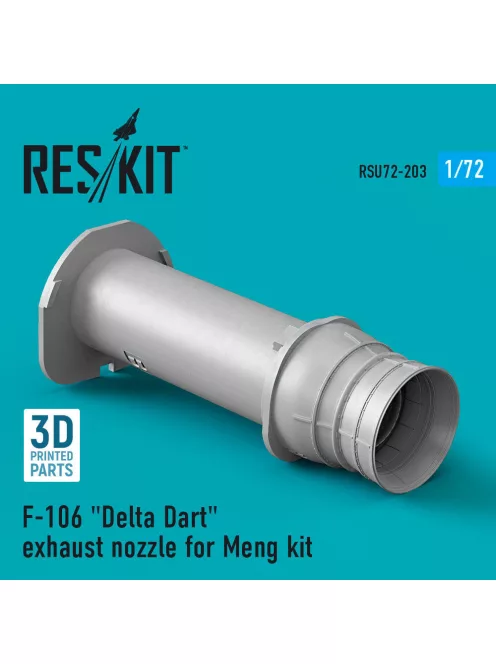 Reskit - F-106 Delta Dart exhaust nozzle for Meng kit (3D Printed)