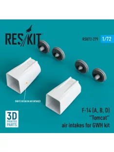   Reskit - F-14(A B D) Tomcat air intakes for GWH kit (3D Printed)