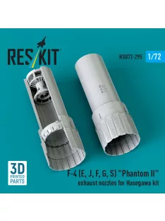   Reskit - F-4 (E J F G S) Phantom II exhaust nozzles for Hasegawa kit (3D Printed)