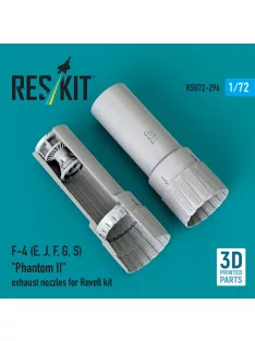   Reskit - F-4 (E, J, F, G, S) Phantom II exhaust nozzles for Revell kit (3D Printed)