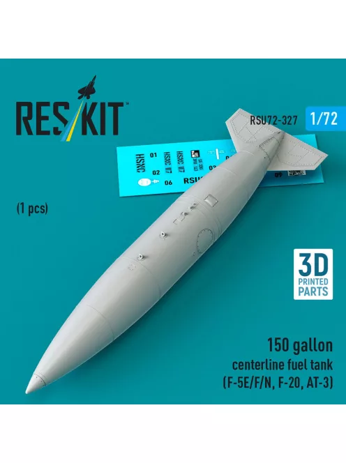Reskit - 150 gallon centerline fuel tank (F-5E/F/N, F-20, AT-3) (1 pcs) (3D Printed)