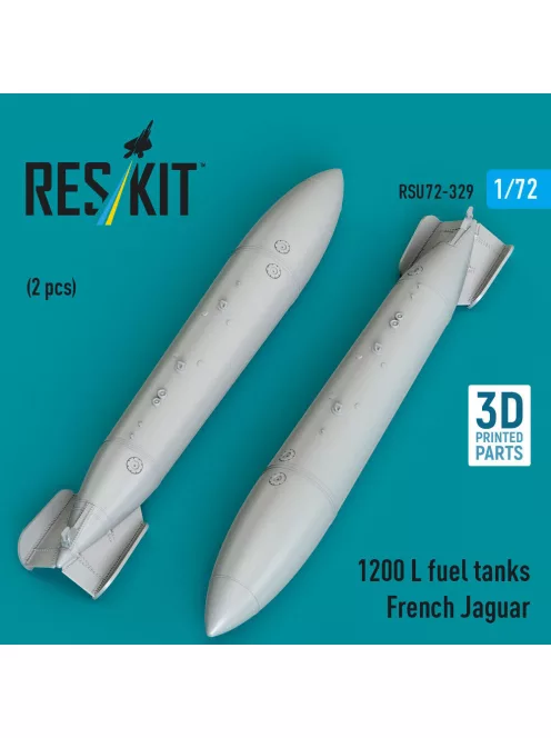 Reskit - 1200 L fuel tanks French Jaguar (2 pcs) (3D Printed)