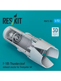   Reskit - F-105 Thunderchief exhaust nozzle for Trumpeter kit (3D Printed)