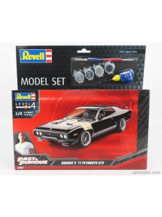   Revell-Kit - Plymouth Dom'S Gtx Coupe 1971 - Fast & Furious 8 2017 Black Silver