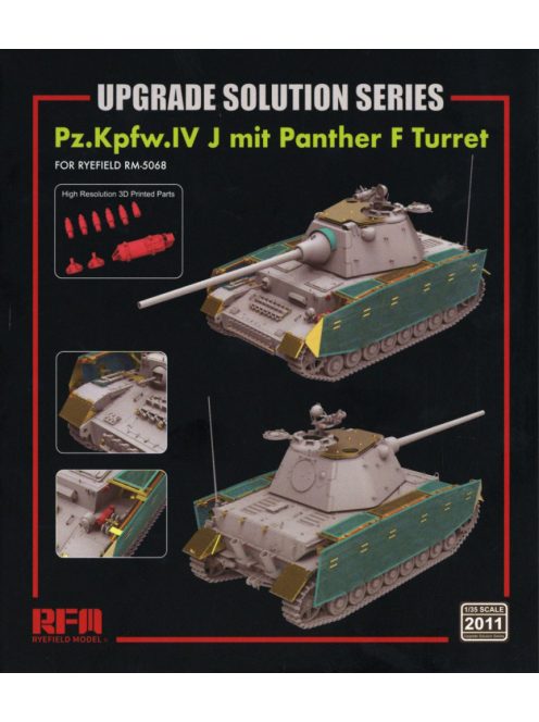 Rye Field Model - Pz.Kpfw.IV J mit Panther F Turret upgrade solution