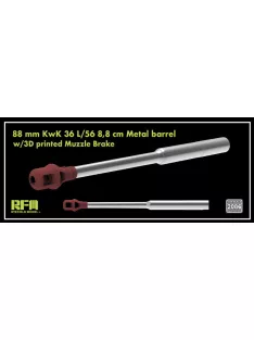   Rye Field Model - Upgrade set 88 mm KwK 36 L/56 metal barrel w/3D