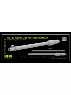   Rye Field Model - 3D print.Gun barrel Rh-120 120mm L55 Leopard 2A