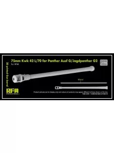   Rye Field Model - 3D print.Gun barrel 75mm Kwk 42 L/70 f. Panther G
