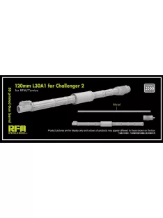   Rye Field Model - 3D print.Gun barrel 120mm L30A1 for Challenger 2