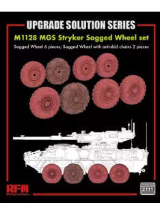   Rye Field Model - M1128 MGS Stryker Sagged Wheel set 6+2 pcs.