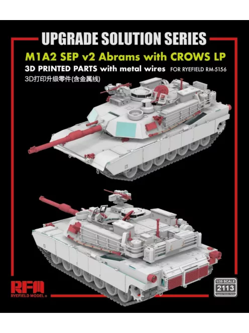 Rye Field Model - Upgrade set for 5156 M1A2 SEP v2 Abrams w/Crows LP