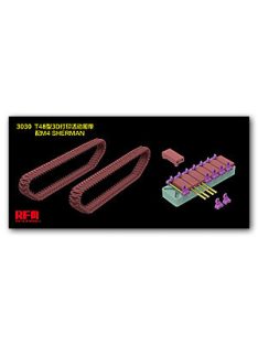   Rye Field Model - M4 SHERMAN T-48 type workable tracks (3D PRINTED)