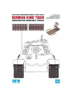   Rye Field Model - German King Tiger GG26/800/300 Workable Tracks