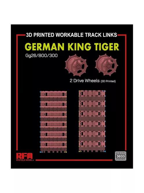 Rye Field Model - German King Tiger GG26/800/300