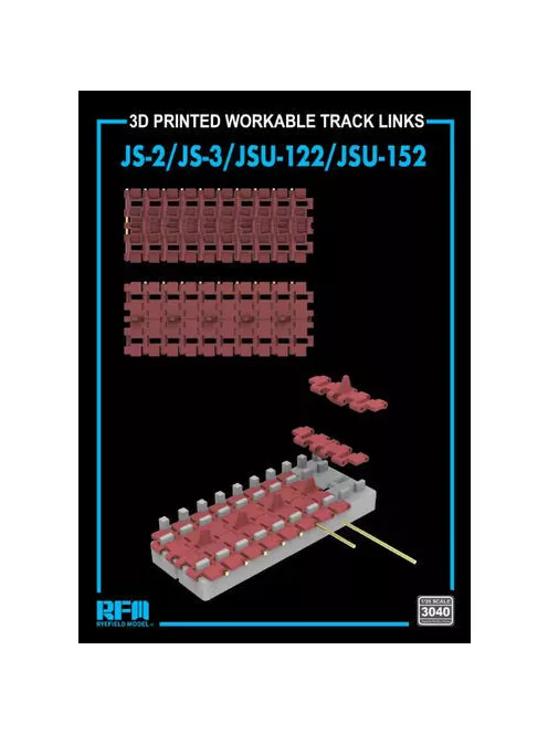 Rye Field Model - Workable Tracks JS-2 (3D-prt.) JS- JSU-
