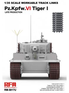 Rye Field Model - Workable track links for Tiger I late