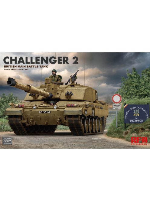 Rye Field Model - British Challenger 2 w/workable track links