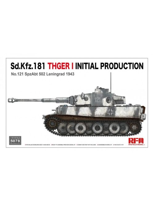 Rye Field Model - Tiger I initial production - Leningrad Tiger