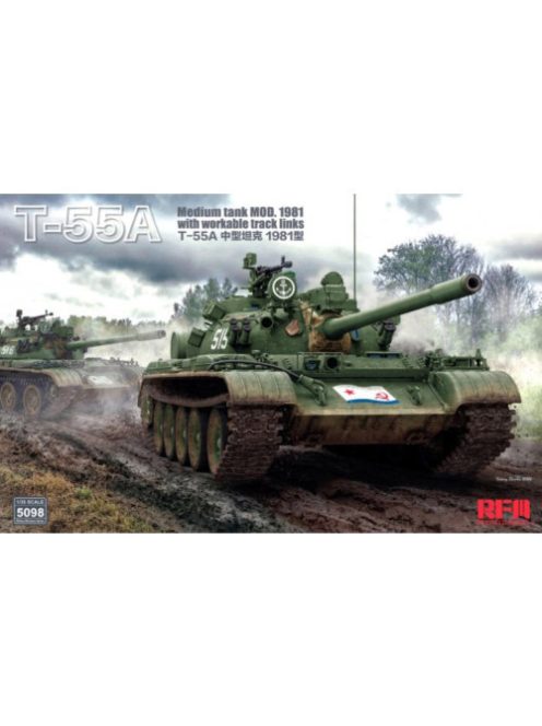 RyeFieldModel - T-55A Mediun Tank Mod.1981 with workable track links