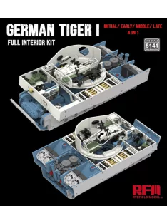   Rye Field Model - Tiger I interior kit: Initial/ Early/ Mid/ Late