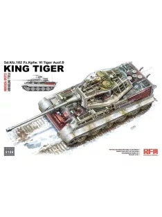   Rye Field Model - Pz.Kpfw. VI Tiger Ausf. B King Tiger Full Interior / Clear Version
